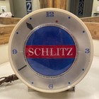 1961 Schlitz Clock Motion Beer Sign    beer That Made Milwaukee Famous    Vintage