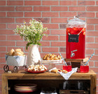 2 Gallon Beverage Serveware With Stainless Steel Spigot   Marker   Chalkboard 10