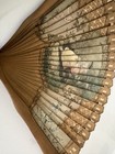Antique European Style Folding Hand Fan Late 19th To Early 20th Century