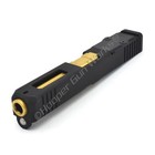 Hgw Complete Upper For Glock 19 Black Edc Rmr Slide Fluted Tin Pvd Barrel