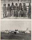 1891 Sioux - Gros Ventres Indians - Fort Belknap - Montana Printed Photo