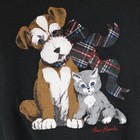 Vintage Dog Cat Sweatshirt Mens Xl Kitten Sweater Miniature Schnauzer Puppy 90s