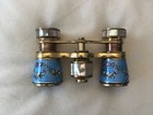 Lemaire Paris Enamel Mother Of Pearl Opera Glasses Circa 1930