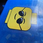 Lego Storage Case Box Blue Sunglasses Face With 3  Pounds Of Legos Assorted In