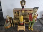 Li l Abner Dogpatch Band  Unique Art Mfg Working Tin Wind-up Toy W Box