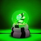 Beetlejuice Sandworm Mini Light-up Snow Globe   3 Inches Tall