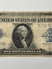 1923  1 One Dollar Horseblanket Silver Certificate Large Size Blue Seal Us Note