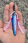 New Solid Tungsten Jig 250g  Tiny 3 1 2      Glow Lowest Profile Bluefin Tuna Tg