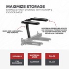Yakima Exo Topshelf Second Level Hitch Base Rack Storage W 2 Sks Locks open Box 