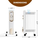 1500w Portable Electric Oil-filled Radiator