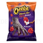 Cheetos Flamin  Hot Fiery Skulls Wednesday Netflix Snacks 2 375oz Lot Of 12