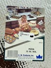 Vintage Bake King 12    Pizza Pan Brick Oven Grill Kitchen Baking Metal Tray Nos