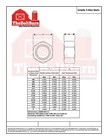  8-32 Grade 2 Finished Hex Nuts Zinc Plated Coarse Thread  pick Quantity 