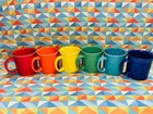 New Fiestaware 12 Oz Java Mug Set Of 6 Mixed Colors Fiesta Free Shipping 