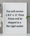 Nursery Wall Art Print  Cute Mouse Print  Kids Room  Baby Wall Art Decor Print