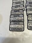 Lot 36 Greyhound Bus Driver Safe Driving Patches 16-31 Years Missing 22 Vtg Rare