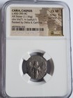 Caria  Kaunos Ar Stater 450 - 390 Winged Iris Ancient Greek Coin Ngc Ch Vf Rare