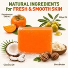 3 Pcs 100g Persimmon Soap Bar For Old People Smell   Natural Refreshing Body Cle