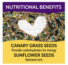 3-d Pet Products Premium Cockatiel Bird Food Seeds  With Probiotics  4 5 Lb  Sta