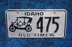 1960 s Idaho Old Timer License Plate Antique Historic Auto   475