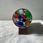 Vintage 1989 Chesnik Koch Kaleidoscope Brass 2 Wheels Treasure Trove Toy W  Base