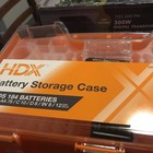Hdx Battery Organizer Case   Battery Storage Holds Up To 184 Batteries