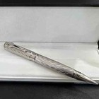 High Grade Writers Series Silver Color 0 7mm Nib Ballpoint Pen No Box