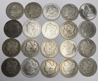 20 Coin Lot  Morgan Silver  1 s       new Orleans Mint Only  Grade G-au   Silver     