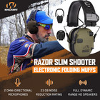 Walkers Shooting Ear Protection Hearing Muff Slim Anti-noise Electronic Ear Muff