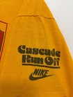 Nike 80s Vintage Windmill Tag Ukiyo-e Geisha Print T-shirt Yellow M Usa