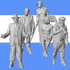 Ho Scale Everyday Figures   1 87 Resin