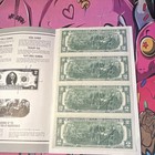 U s  Currency 1976   2 Two Dollar Uncut Sheet Set Un Circulated Lot