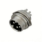 5pcs 5 Pin Microphone Connector Radio Power Vintage Plug For Ham Cb