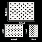 3 Sizes 50 Star Stencil  Plastic Star Stencil Template For Flag Diy Drawing P   