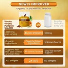 Pumpkin Seed Oil 4000mg Softgels  Saw Palmetto Support Hair Skin Nail Health