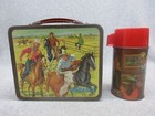 1965 Bonanza Tv Western  Lunchbox   Thermos   High-grade Condition  8 5