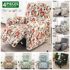 Flowers Printed Sofa Cover Stretch Slipcovers Non Slip Armchair Recliner Covers