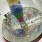 Vintage Railroad Train Spinning Top Diorama Childrens Toy Sounds  Works
