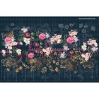 A3 Decoupage Paper For Crafts Midnight Bloom Floral Rice Paper - Same Day Ship