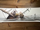 Jaws    the Final Battle    Art Print Poster By Jc Richard Mondo Signed 8 X 24 Ap