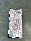 Vintage 1998 Artwise Paris Museum Map Laminated Streetwise Travel Guide Folded