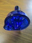 Vintage Cobalt Blue Handheld Juicer Mfg 1920-49 Glass