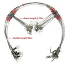 Fishing Wire Leaders For Bottom Rigs 10pcs Saltwater Hilow Rig Leaders With S   