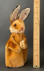Steiff Rabbit Hand Puppet   1950-60 Vintage Mohair Mr Bunny Captain Kangaroo Toy