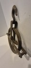 Antique Cast Iron Well Pulley 12    Diameter Old Farm Barn Original Patina