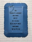 Rockford Watches Advertising Litho Tin Tip Tray J  L  Albertson Wilber  Nebraska
