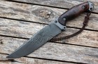 Custom Handmade High Carbon Steel Hunting Bowie Knife With Leather Sheath