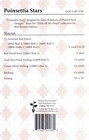 Poinsettia Stars Quilt Pattern Psd-438p By Planted Seed Designs