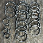 Curated Lot Of 22 Stainless Steel Rings     16 Large  2     6 Small  1  