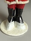 Vintage Putz Cotton Santa Claus Christmas Japan Candle Bell Celluloid Face
